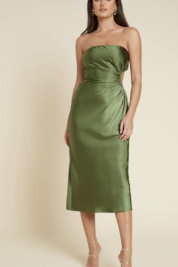 SARAYA DRESS - KHAKI