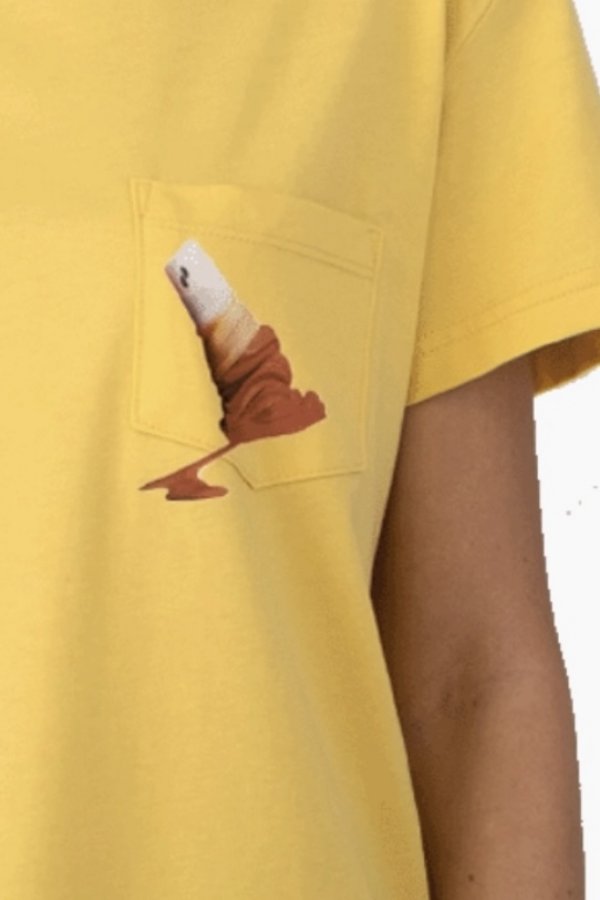 T-SHIRT ICE- CREAM IN YELLOW