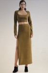 THE GRAPHIQUE SKIRT AND TOP BLACK