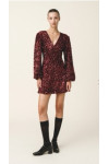 CHLOE SEQUIN MINI DRESS RED