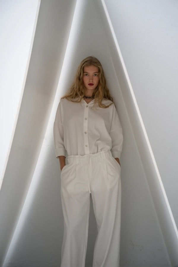 MOTHER OF PEARL SHIRT OFF WHITE