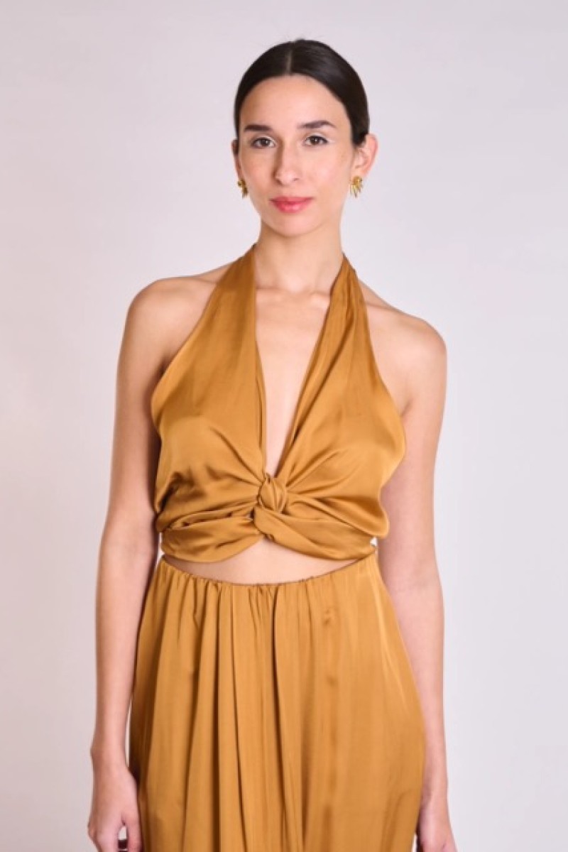 LINDEN SATIN TOP