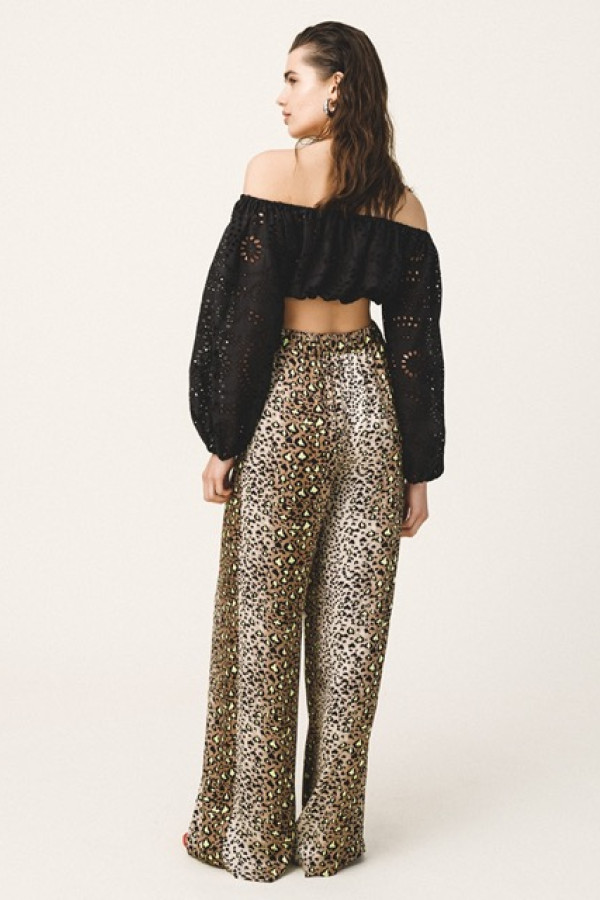 TATIA BRODERIE ANGLAISE BLACK TOP