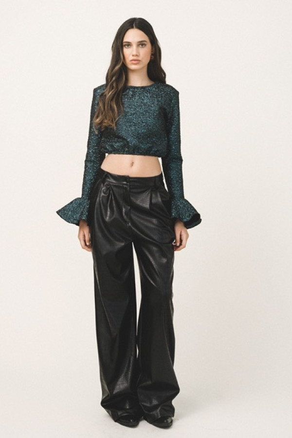 CELESTE PERLUM CROP TOP