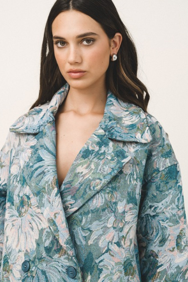 MISCA BROCADE FLORAL JACKET