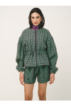 ODELL HOUNDSTOOTH JACKET GREEN 