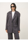 HADLEY STRIPED OVERSIZED BLAZER