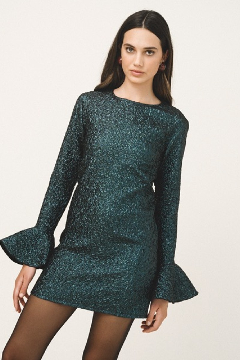 ROSA PEPLUM SHORT DRESS