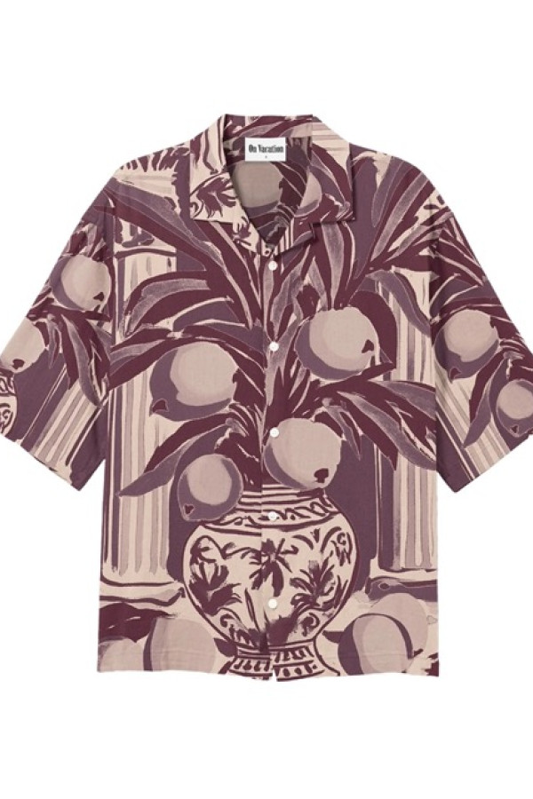 CAPRI SHIRT - BURGUNDY