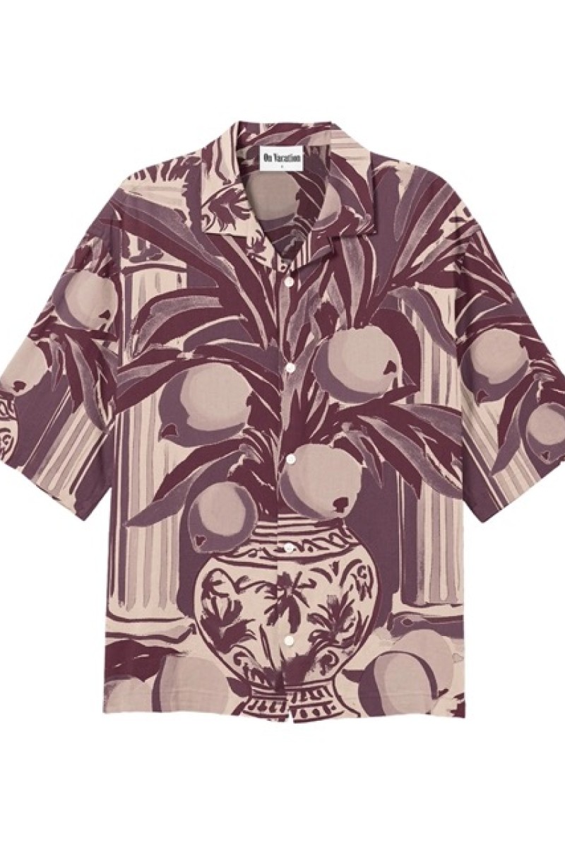 CAPRI SHIRT - BURGUNDY