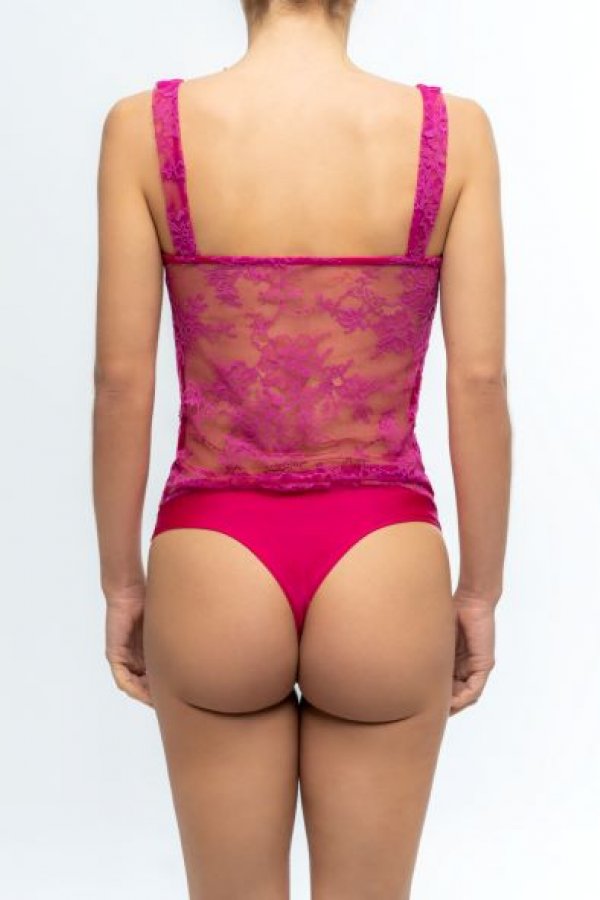 ROBERTA LACE BODYSUIT WITH LYCRA LINING 