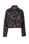 FIORE CROPPED JACKET BLACK