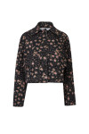 FIORE CROPPED JACKET BLACK