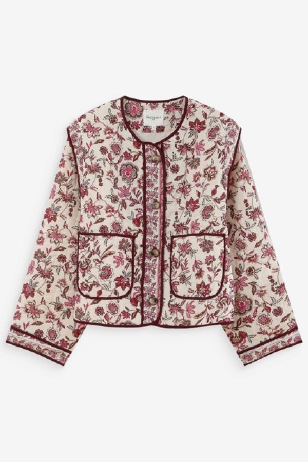 QUILTED JACKET FLEUR VAHINA