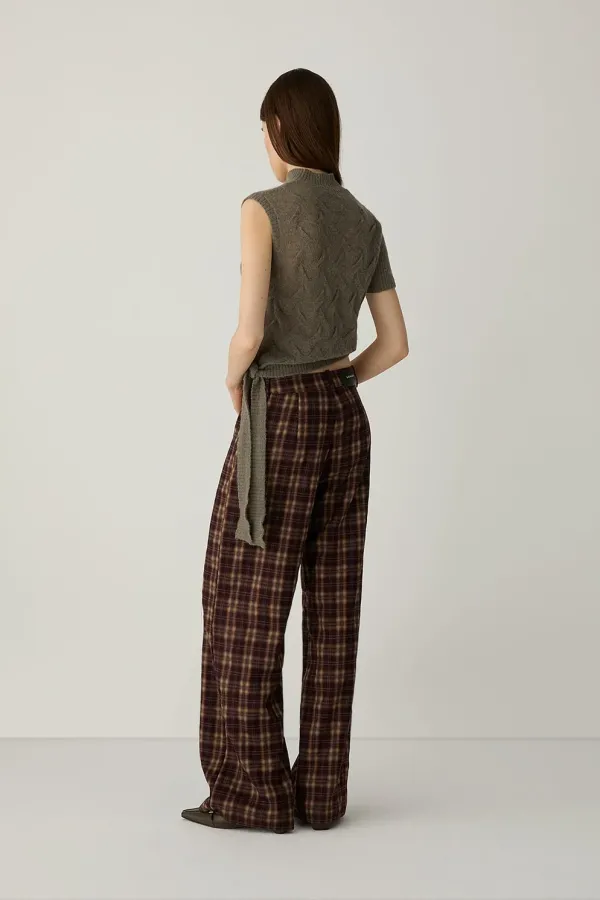 Zion Brown Squared Pants