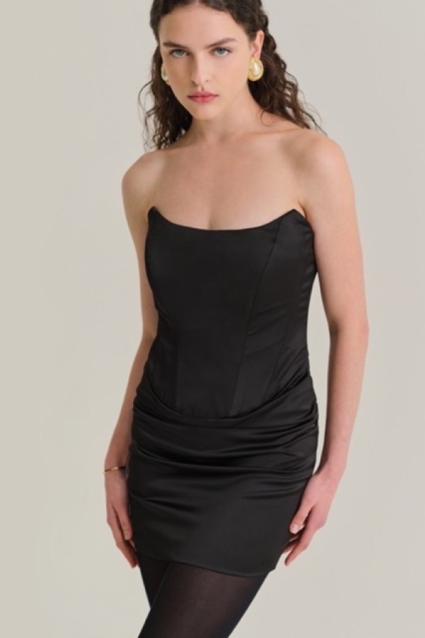 TIFFANY STRALPESS DRESS