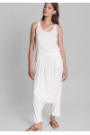 BRISA PANTS AND TOP VEGAN SILK WHITE