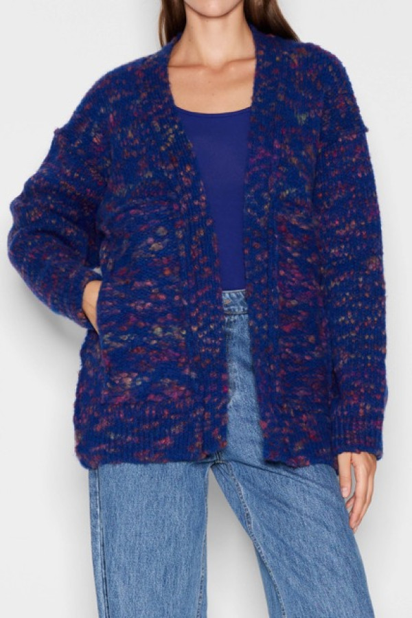 CANDY BAR CARDIGAN BLUE 