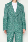 CINEMATIC THREADS BLAZER AND TROUSERS GREEN