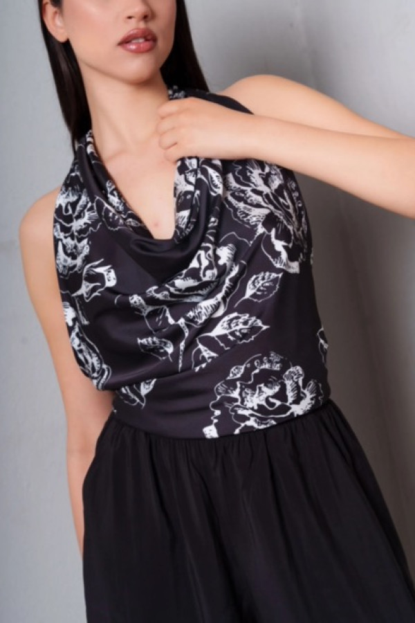 DREIN TOP BLACK