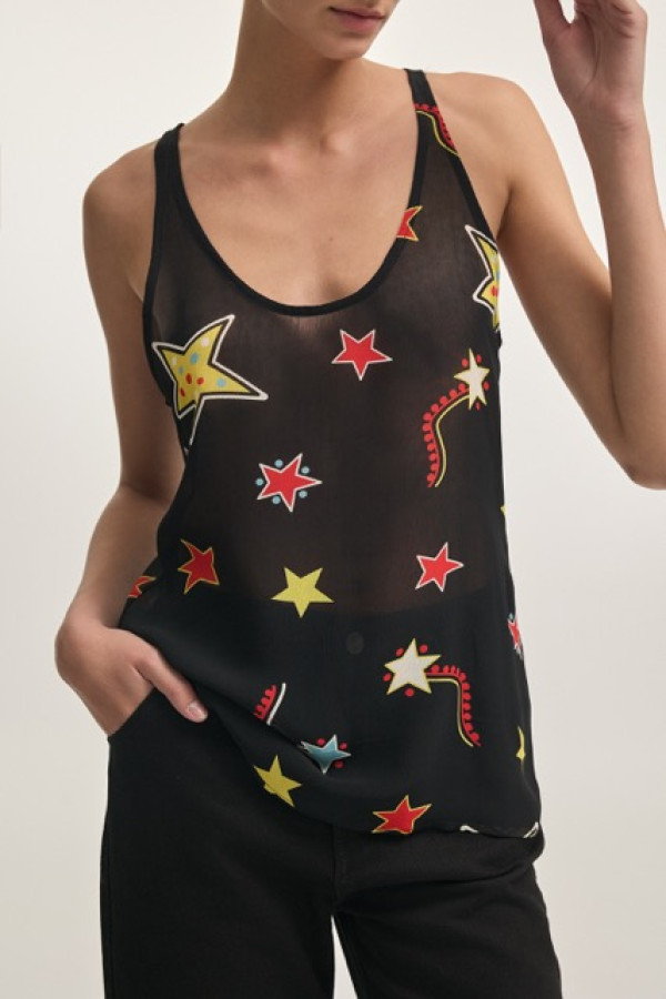 SKYLINE TOP WITH STARS