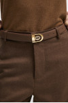 REI LEATHER VINTAGE BELT BROWN