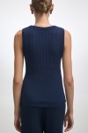 ROXANNE KNIT TOP BLUE