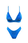 OCEAN VELVET WIDE BLUE TRIANGLE BIKINI