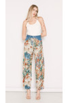 GWEN INDIGO FLOWERS JEANS