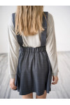 COLLEGE SKIRT CH GREY