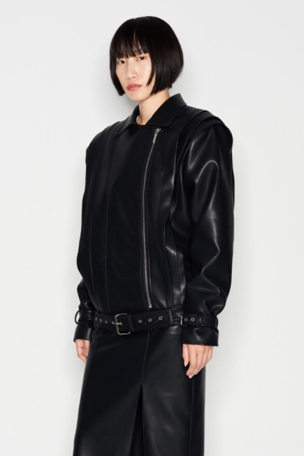 LEATHER ADVENTURE JACKET BLACK