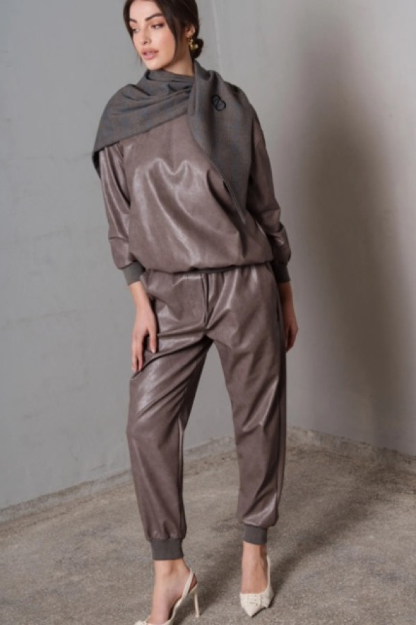 LEDYA PANTS ECOLOGICAL LEATHER