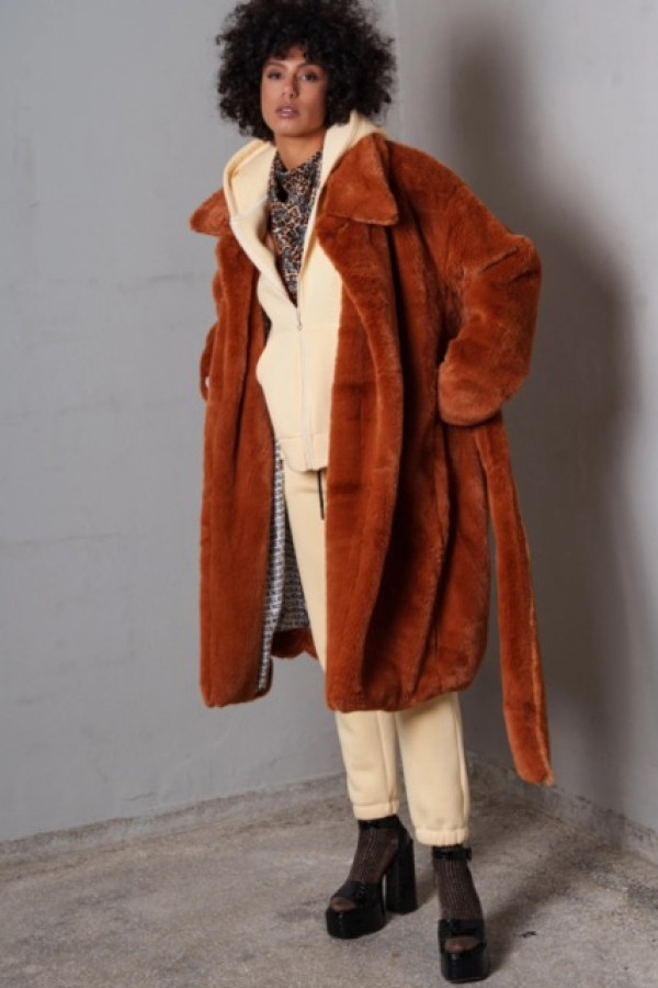 LONDON ECOLOGICAL FUR COAT