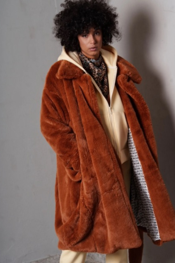 LONDON ECOLOGICAL FUR COAT