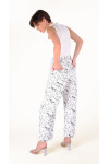 MARY OFF-WHITE BRUSHED JEANS
