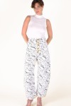 MARY OFF-WHITE BRUSHED JEANS