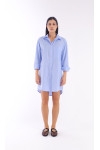 MISSA OVERSIZED BLUE SHIRT