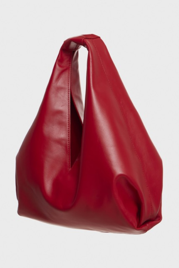 SIN LEATHER BAG RED