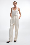 DYNASTY TROUSERS ECRU