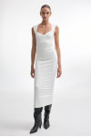 BROOKE DRESS OFFWHITE