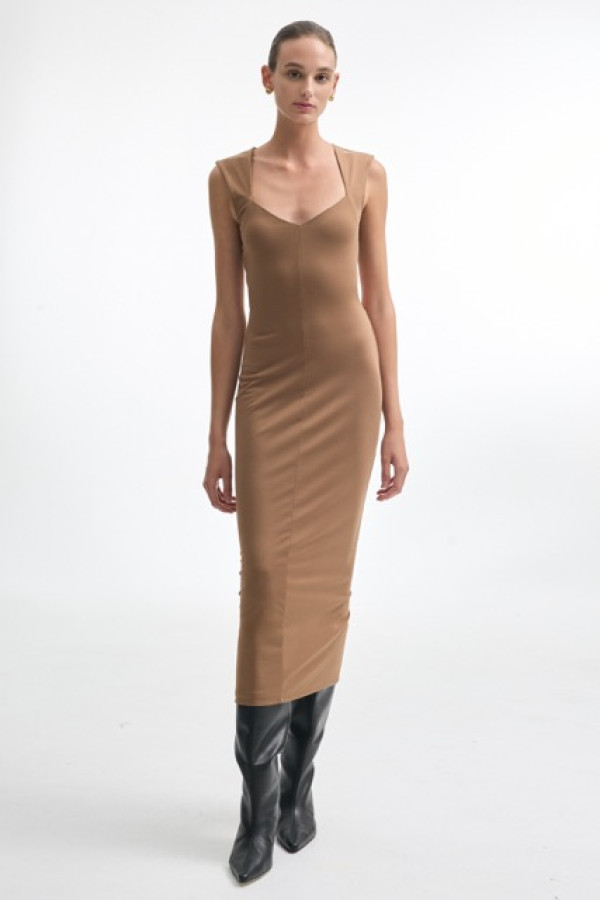 Brook Dress Open Back Cut