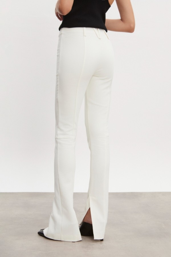 Hourglass Skinny Άσπρο Ψηλόμεσο Παντελόνι