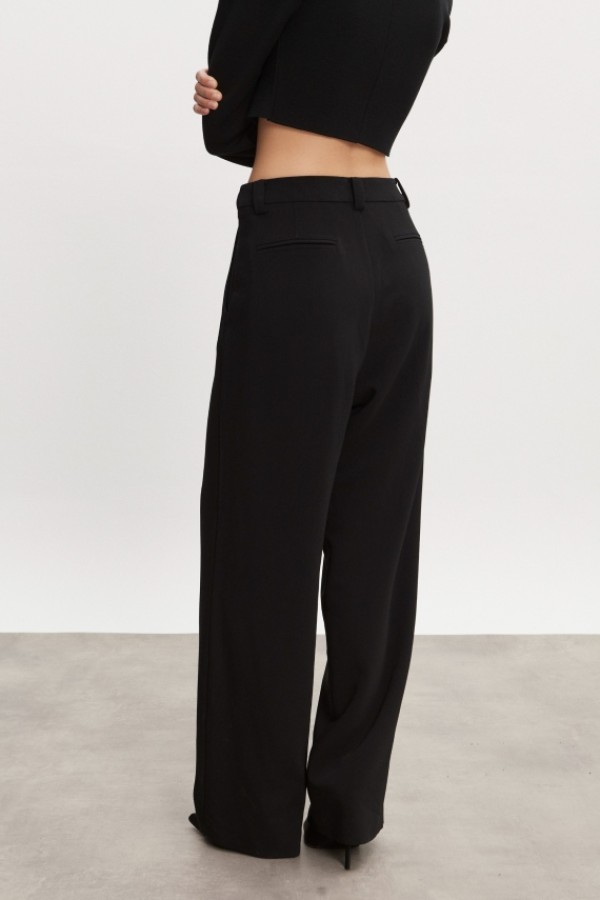 Hourglass Ψηλόμεσο Παντελόνι σε Μαύρο – Unisex