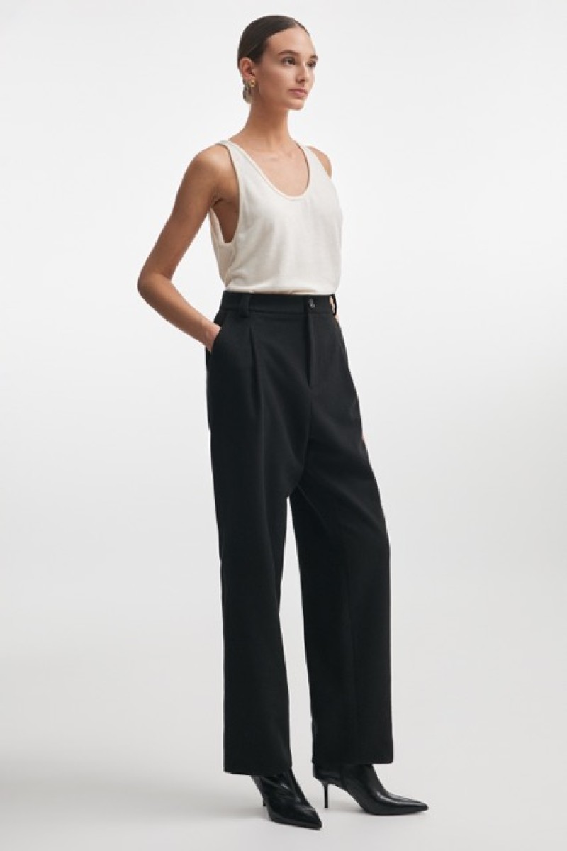 URBAN TROUSERS WOOL BLACK