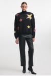 ASTROWILD KNITTED BLOUSE WITH STARS