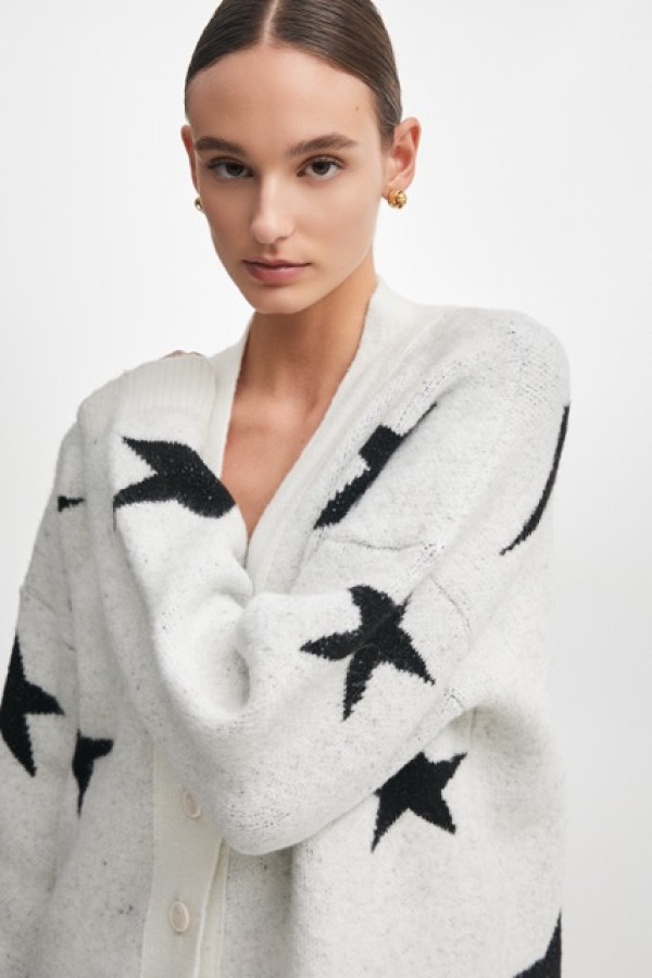 ASTROWILD CARDIGAN WITH STARS 