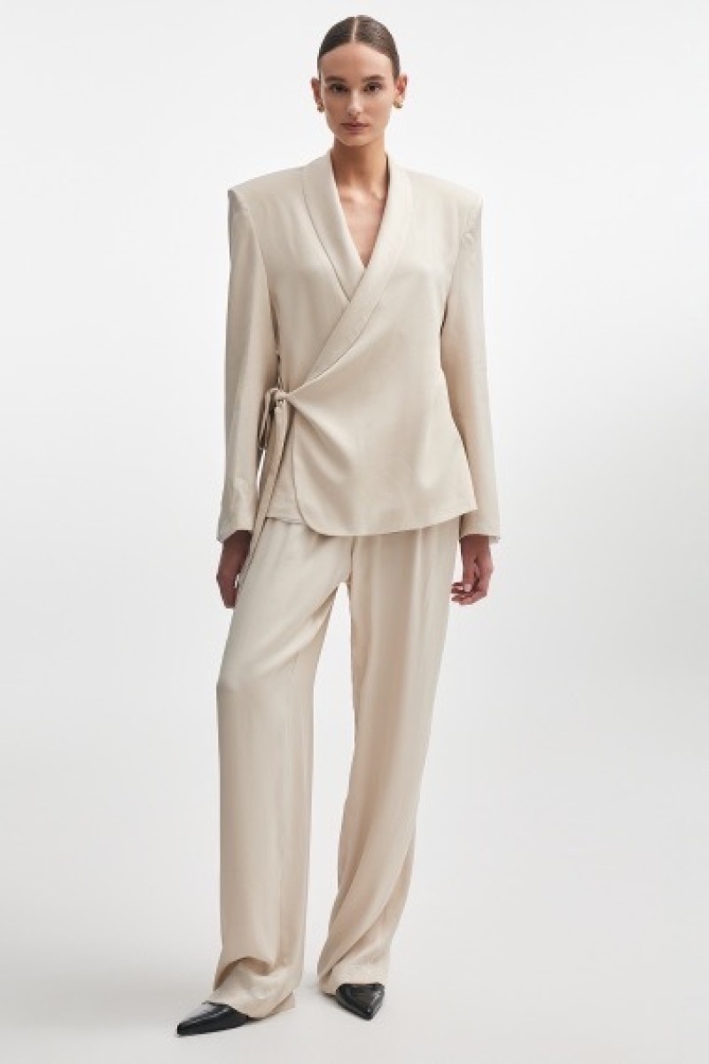 ESPRESSO WRAP BLAZER AND TROUSERS