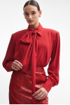 SIREN SHIRT VISCOSE RED