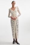 LACER DRESS BEIGE