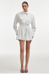 ROSE SHIRT DRESS WHITE